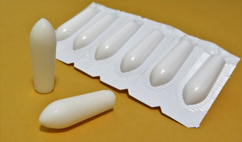 Supositorios para prostatite